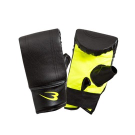BODYMAKER(ボディメーカー) パンチンググローブ ボクシング 格闘技 空手 キックボクシング トレーニング フィットネス エクササイズ サンドバッグ パンチ ボクサー ボクシンググローブ 武道 ブラック×イエロー KG022BKYE