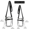 Yizerel 2 Pack Clear Crossbody Bag Stadium Approved, Clear Crossbody