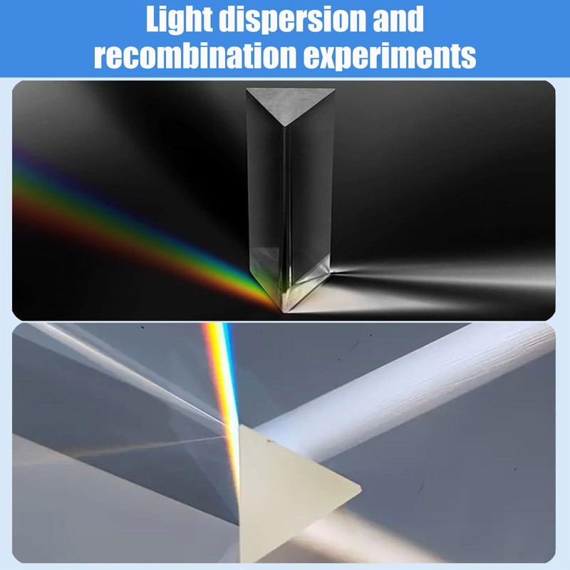 Triangle Prism, Crystal Prism Triangle, Prism Photography, Pack of 2