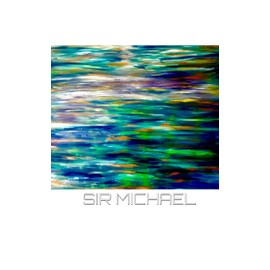 Sir Michael Abstract oil on canvas Notebook: Sir Michael Drawing Journal Note Book