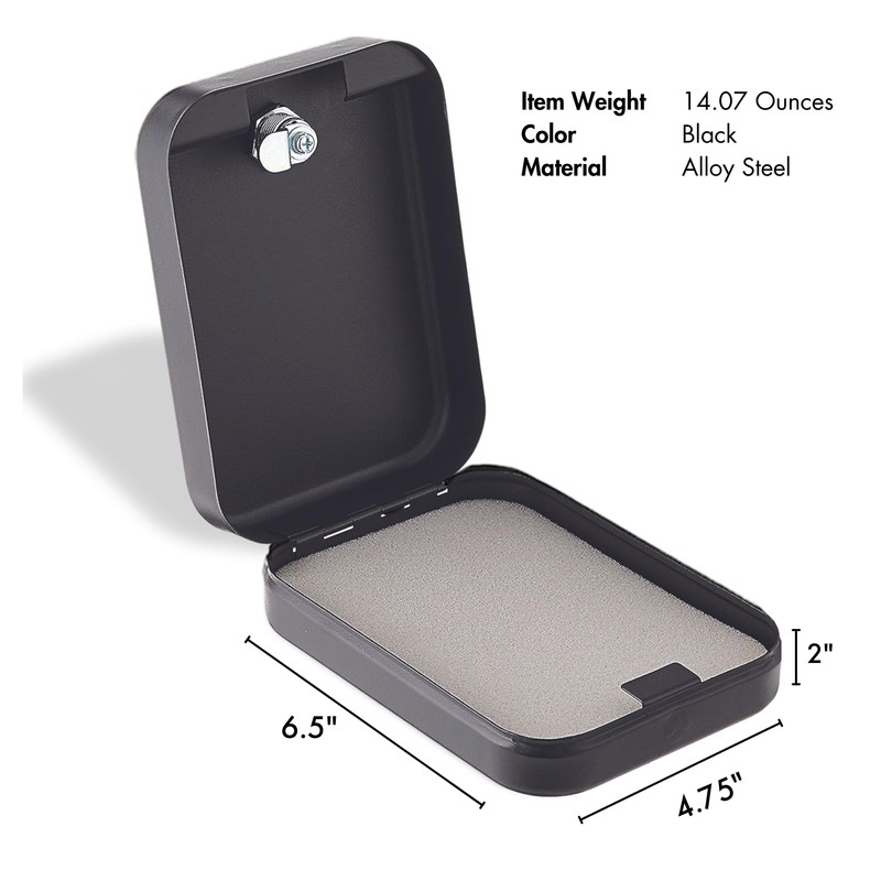 Helix - Personal Safe - Steel - Keyed Lock