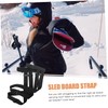 Kisangel 1pc Adjustable Ski Board Carrying Strap Portable Snowboard for