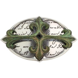 BELTINGER Belt Buckle Letter Cross 4.0 cm | Buckle Interchangeable Buckle Belt Buckle 40 mm Solid | Interchangeable Belt up to 4 cm, Bicolour S/G