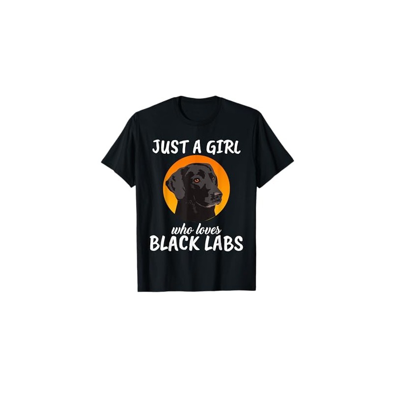 Just A Girl Who Loves Black Labs Clothes Gift Black