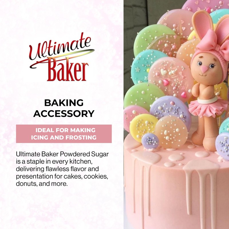 Ultimate Baker Powdered Sugar - Naturally Colored Icing Sugar for