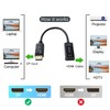 AISKUY Displayport to HDMI Adapter, 4k Display Port (DP) Male
