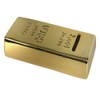 Gold Bar Bank Coin Saving Money Ceramic Novelty Gift