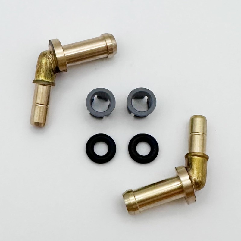 2 pcs LR049990 Thermostat Water Outlet Tube Connector Fit for