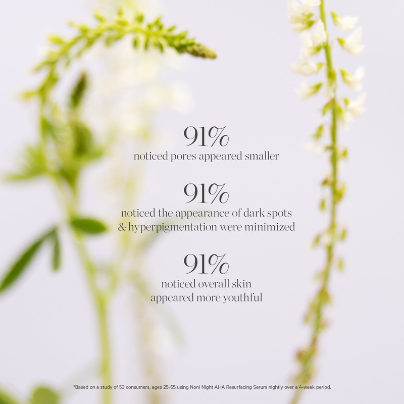 KORA Organics Noni Night AHA Resurfacing Serum 30ml