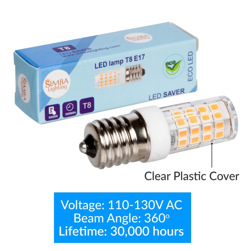 Simba Lighting LED E17 Microwave Appliance Light Bulb (2 Pack)