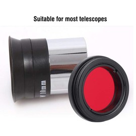 Telescope Eyepiece Lens Filter Kit, Moon Nebula Planet Sun Lens, Universal Color Filter Eyepiece for 1.25Inch 31.7mm Eyepiece Lens