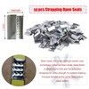 NEWANRAN Strapping Open Seals Metal Buckle (Snap-On) Seals, for 1/2"
