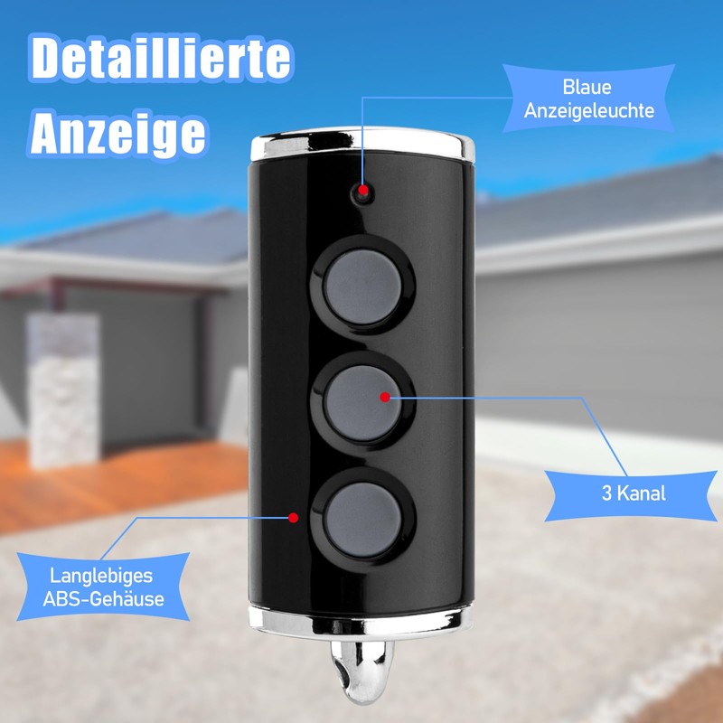 pepape 2 x hand-held transmitters for Hörmann HSE4-868-BS HSE2-868-BS HS4-868-BS,