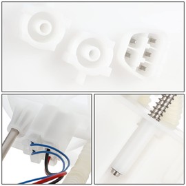 Auto Dynasty E8869M Electric Fuel Pump Assembly Module Compatible with Toyota Sequoia Tundra 4.6L 5.7L 2007-2019, 12V, White