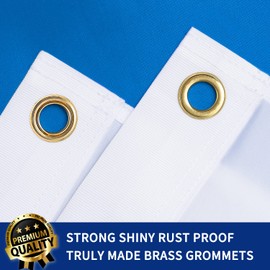 XIFAN Premium Nylon Scotland Scottish Flag 3x5 Outdoor, Double Sided Heavy Duty 210D Nylon Scottish National Country Flags, Strongest Longest Lasting with Sewn Stripes/4 Stitch Hemming/Brass Grommets