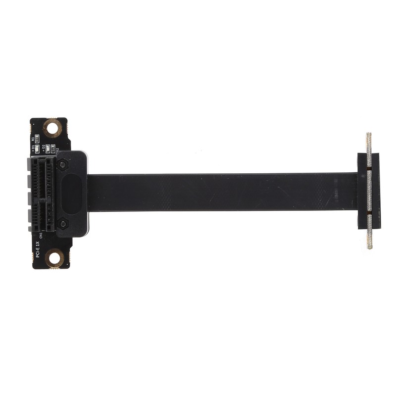 Extension Cable PCIE 1X Dual 90° Network Adapter with LED