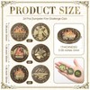 Landical 24 Pcs Dumpster Fire Challenge Coin Sets Christmas Employee