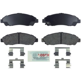 Bosch BE1280H Juego de Pastillas de Freno de Disco de Cerámica Azul con Herrajes para Acura MDX Honda Pilot, Delantero