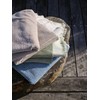 Linen House Alara 580 GSM Face Washer, Pebble, 33 cm