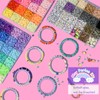 Dazhqp Set di 15500 perline da infilare, 96 colori perline