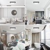 Defurhome LED Ceiling Light,18W 1500LM,100W Equivalent,5000K Daylight White,Waterproof IP54,Flush Mount,