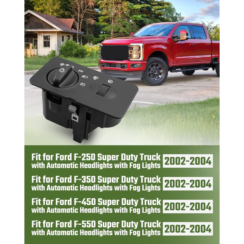 Headlight Switch Fit for Ford F-250 F-350 F-450 F-550 Super