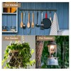 sourcing map 10Pcs Flat S Hooks, 3.9 Inch Plated Metal