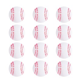 Super Z Outlet Mini Foam Sports Balls for Kids Adults Mini Baseball Football Basketball Soccer Stress Bulk Toy Game Party Decoration Relaxable (Baseball) - Pack of 12