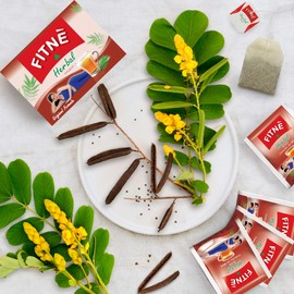 FITNE Original Herbal Tea Senna Infusion Healthy Wellness Beverage Natural Gentle Detox Cleanse No Calories Caffeine Free, 20 Tea Bags