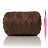 800G（228YDS） Tshirt Yarn for Crocheting，Chunky T-Shirt Yarn for Beginner Crochet