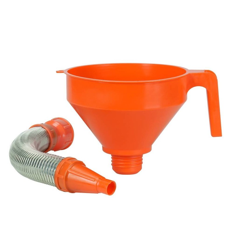 Pressol 02675 Funnel with Flexible Spout of Metal, 160 mm,