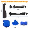 10 PCS Silicone Caulking Tools (Stainless Steel head) 5 in