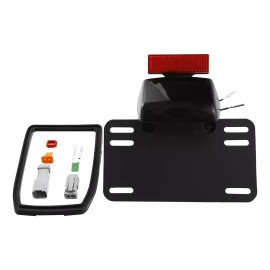 HR3 Fender LED License Plate Light Kit Fit For Harley Touring Road King Glide 14-24