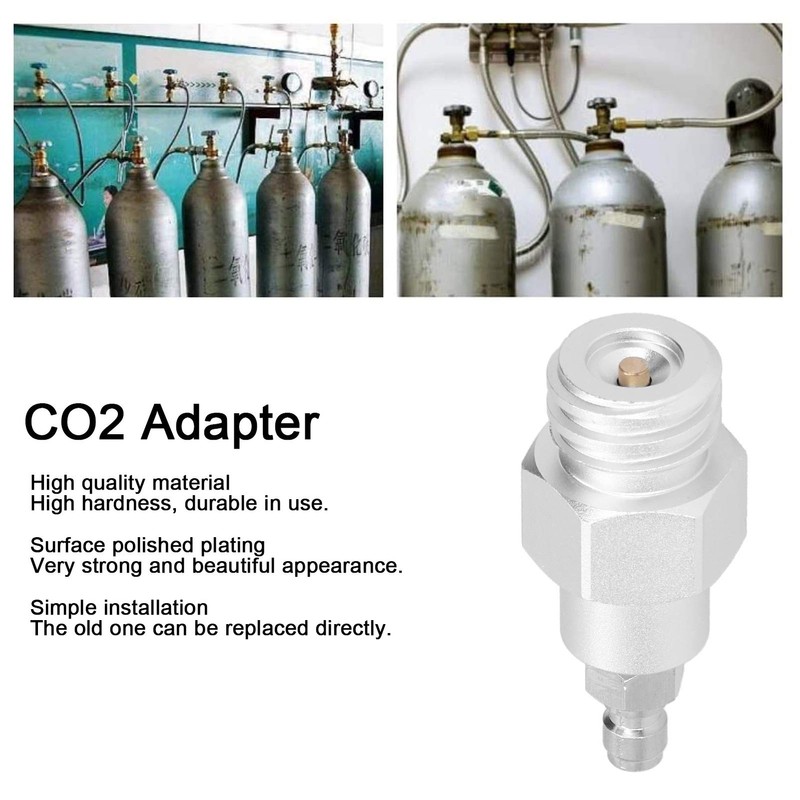 1 CO2 Adapter Quick Disconnect Connector Replacement for Soda Carbonation