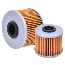 YIPEDISC 2 Packs 114 117 Oil Filters Kit 15412-MGS-D21 15412-HP7-A01 Fit for Honda for Pioneer 1000 2016 2017 2018 2019 2020 2021 2022 2023 2024 for Talon 1000 2019 2020 2021 2022 2023 2024