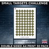 Surrey Targets 3cm & 2cm Shooting Targets A4 Sheets Airsoft