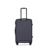 JIJIWANG Lightweight Suitcase Large with Two Hooks and Spinner Wheels,