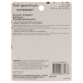 CoverGirl Sculpt Expert Bronzer - 100 Sunlight For Women 0.39 oz Bronzer
