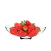 CYS EXCEL Glass Small Decorative Footed Bowl (H:3" D:8") Fruit