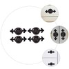 Tofficu 4Pcs Durable Zinc Alloy Cabinet Pull Handles Smooth Knobs