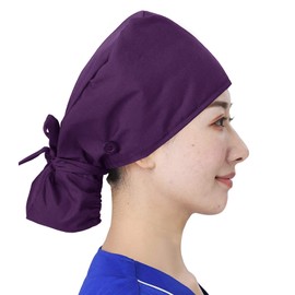 [Folove] Surgical Hat, Bandana Cap, Medical Hat, Doctor Operator Cap, Men's, Light Work Hat, Quick Drying, Sweat Absorbent, Scrub Hat, Cotton, String, Surgical Hat, Nurse Hygiene Cap, Adjustable,