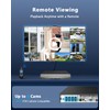OOSSXX 8.0/4K Megapixel Security POE NVR Network Video Recorder, No