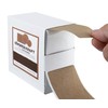 ChromaLabel 51mm x 76mm Rectangle Textured Kraft Paper Labels, 250