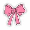 AMA SHOP Sticker PVC Contoured Pink Bow MOD.2 | Sticker