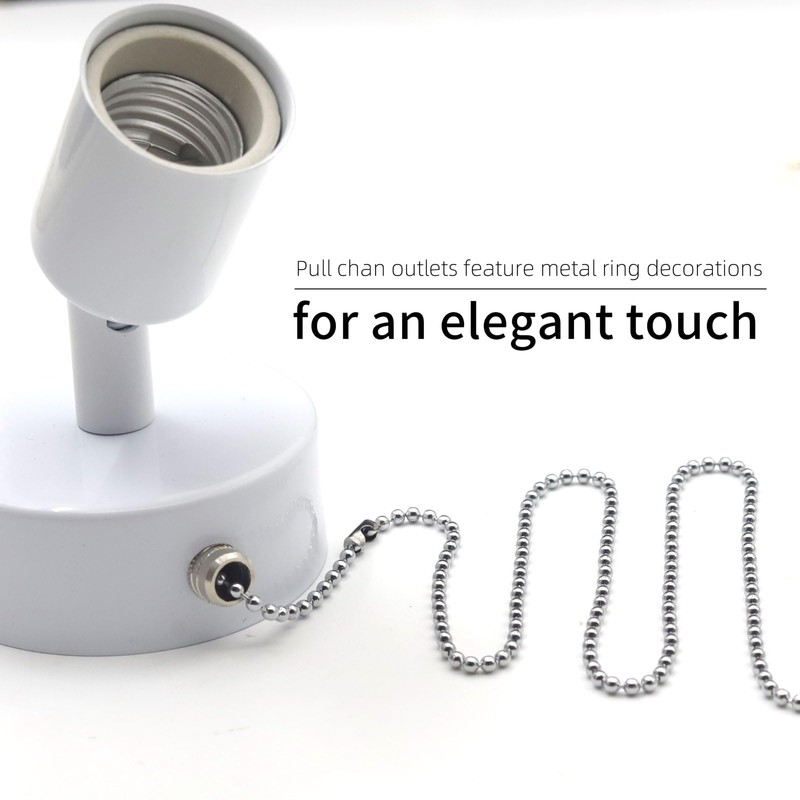 Metal E26 Light Socket Replacement with Ceramic E26 Bulb Holder