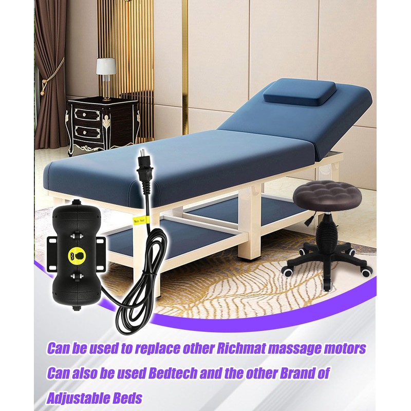 Adjustable Bed Massage Motor Compatible with Richmat HJM2 for Head