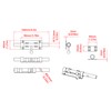 6in Sliding Bolt Gate Latch Keyless Entry Door Lock，Door Security