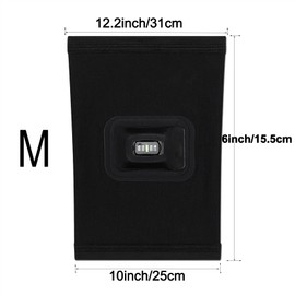 Fitcent Arm Sleeve Heart Rate Monitor Accessories for Whoop 5.0 ONE+Peak/Whoop MG Life/Whoop 4.0, Bicep Wear for Whoop 5.0 Whoop 4.0 Fitness Tracker (M)