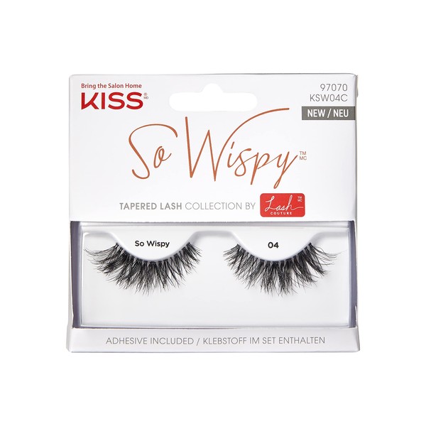 Kiss Lash Couture So Wispy Collection 1 Pair of Volumizing