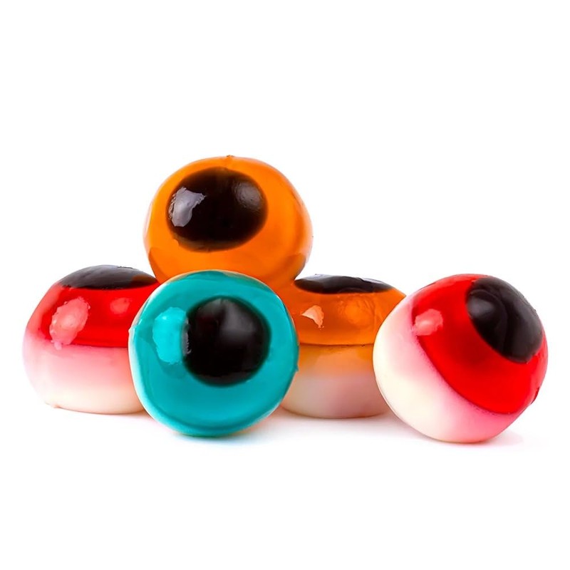 Bayside Candy 3D Gummy Eyeballs Candy - Gummi Edible Eyeballs